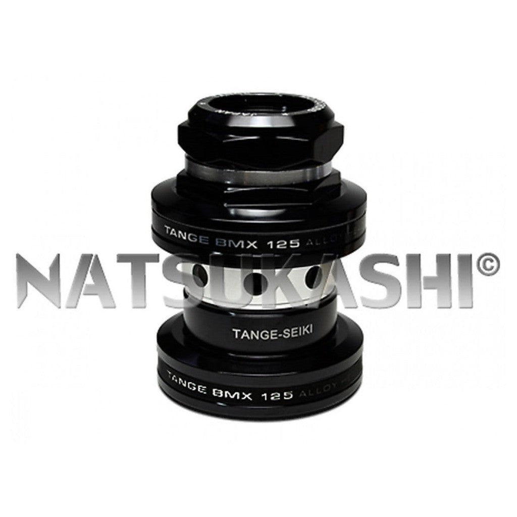 Tange MX-125 Anodised Threaded Headset / Black / 25.4mm