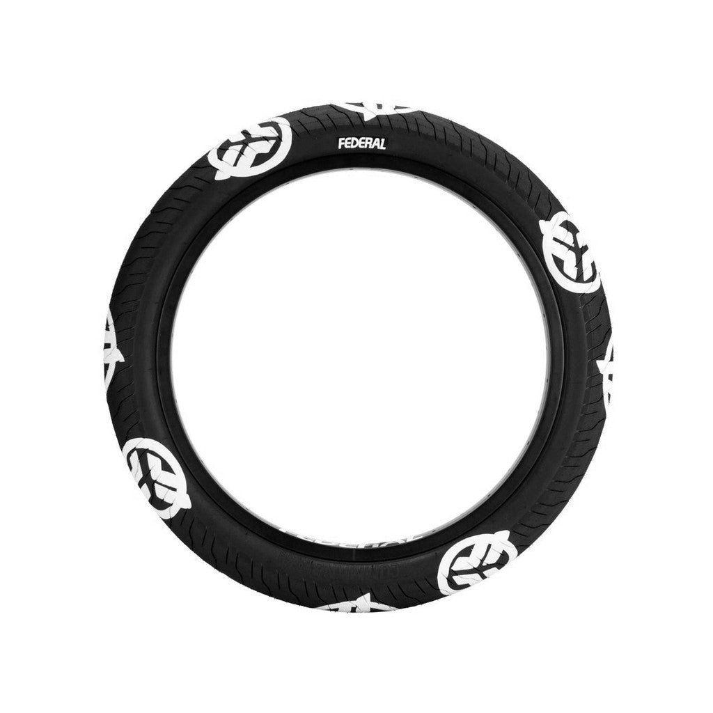 Federal Command LP Tyre (Each) / Black With White Logos / 20x2.4