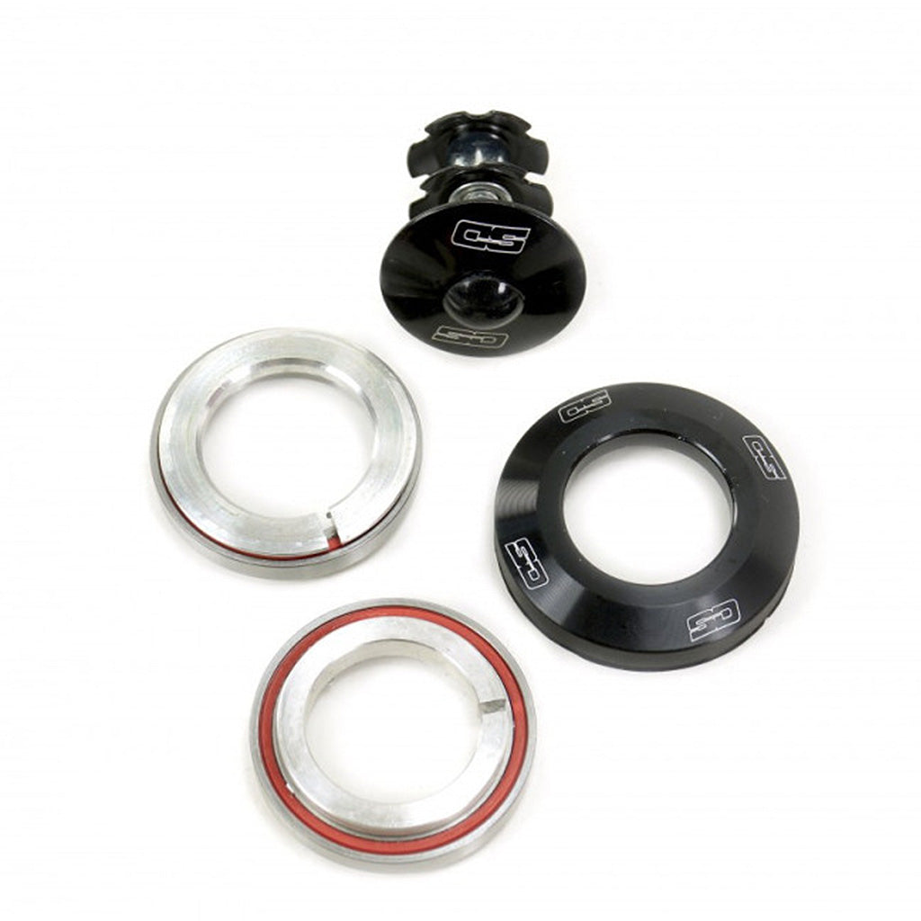A group of round metal objects, including SD Mini/Junior Integrated IS38 1in Headsets, suitable for Meybo frames.