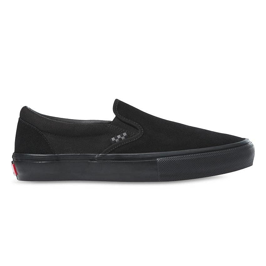 Vans Pro Slip On Skate Classics Shoes Black Black