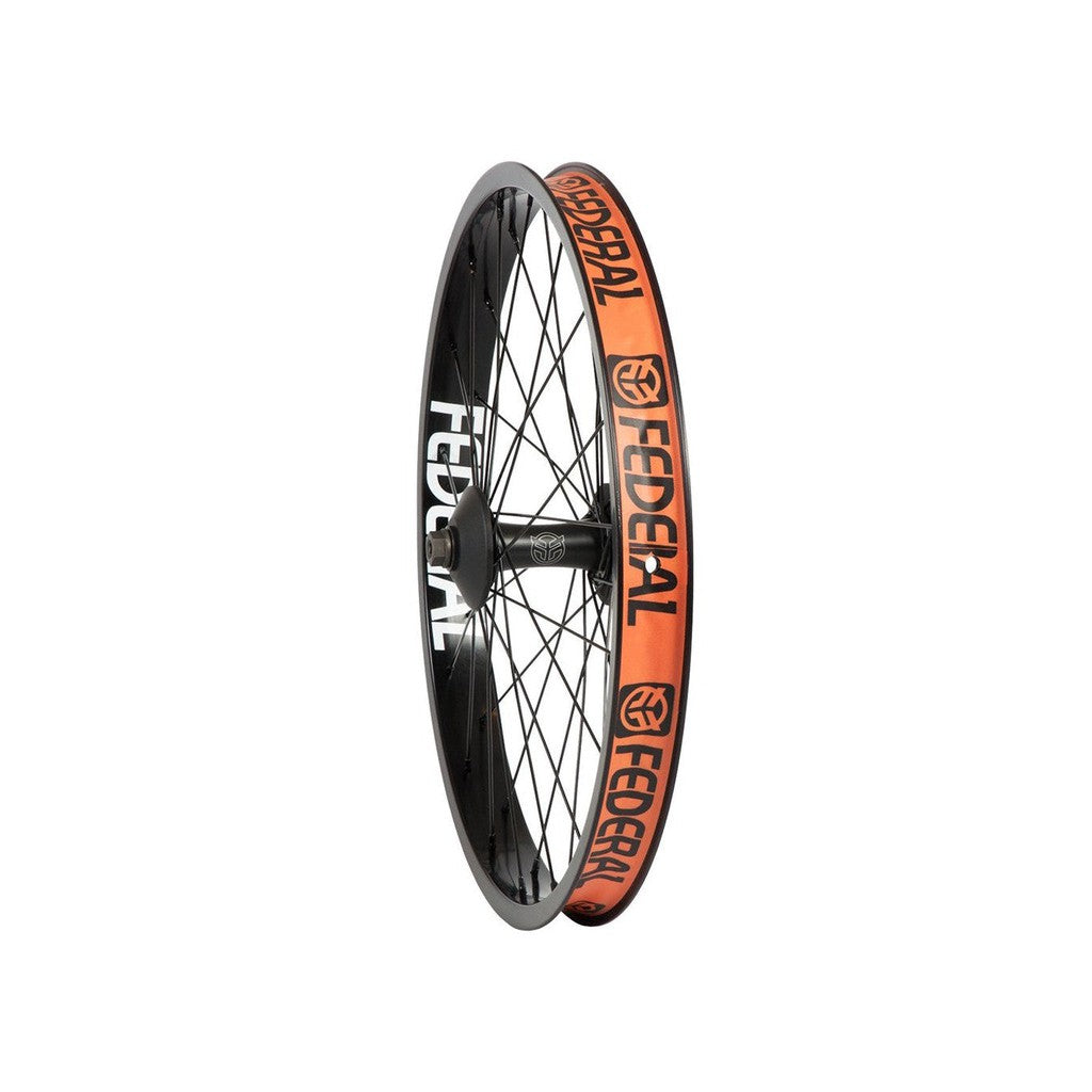 Federal Stance Front Wheel With Guards And Butted Spokes / Black