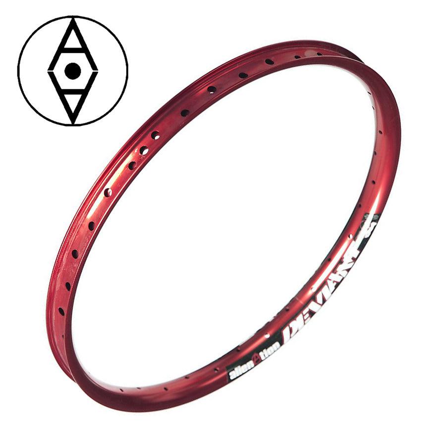 Alienation Deviant Rim 24in (Front Only) 36H Red Shop at LUXBMX