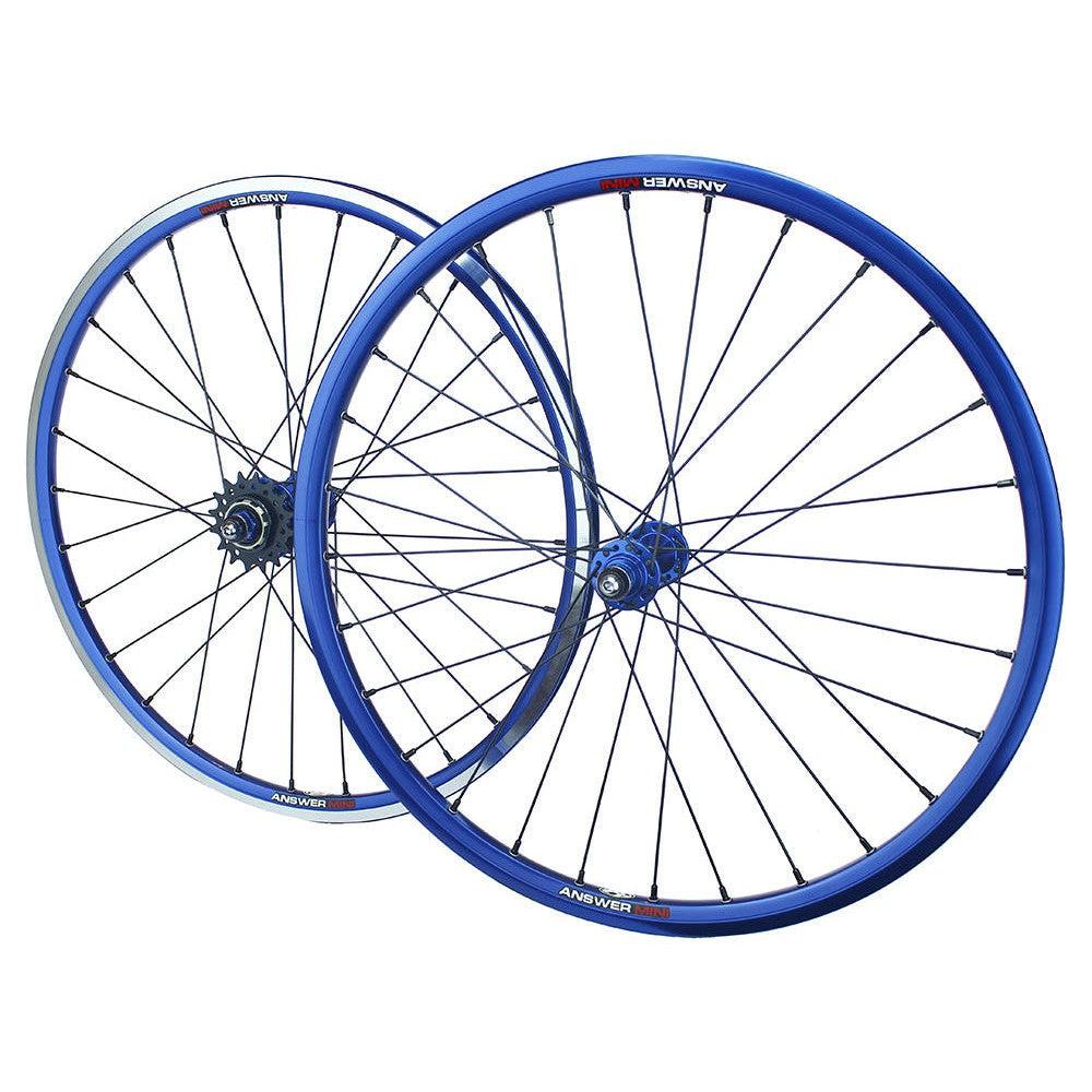 ANSWER 20 x 1-1/8 Holeshot Mini Wheel Set / Blue""