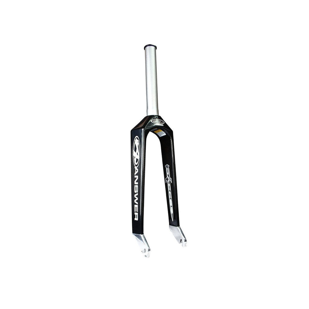 Answer Dagger Carbon Forks / Pro (24 x 1-1/8) Black 10mm (No Box- Crown Race Installed)