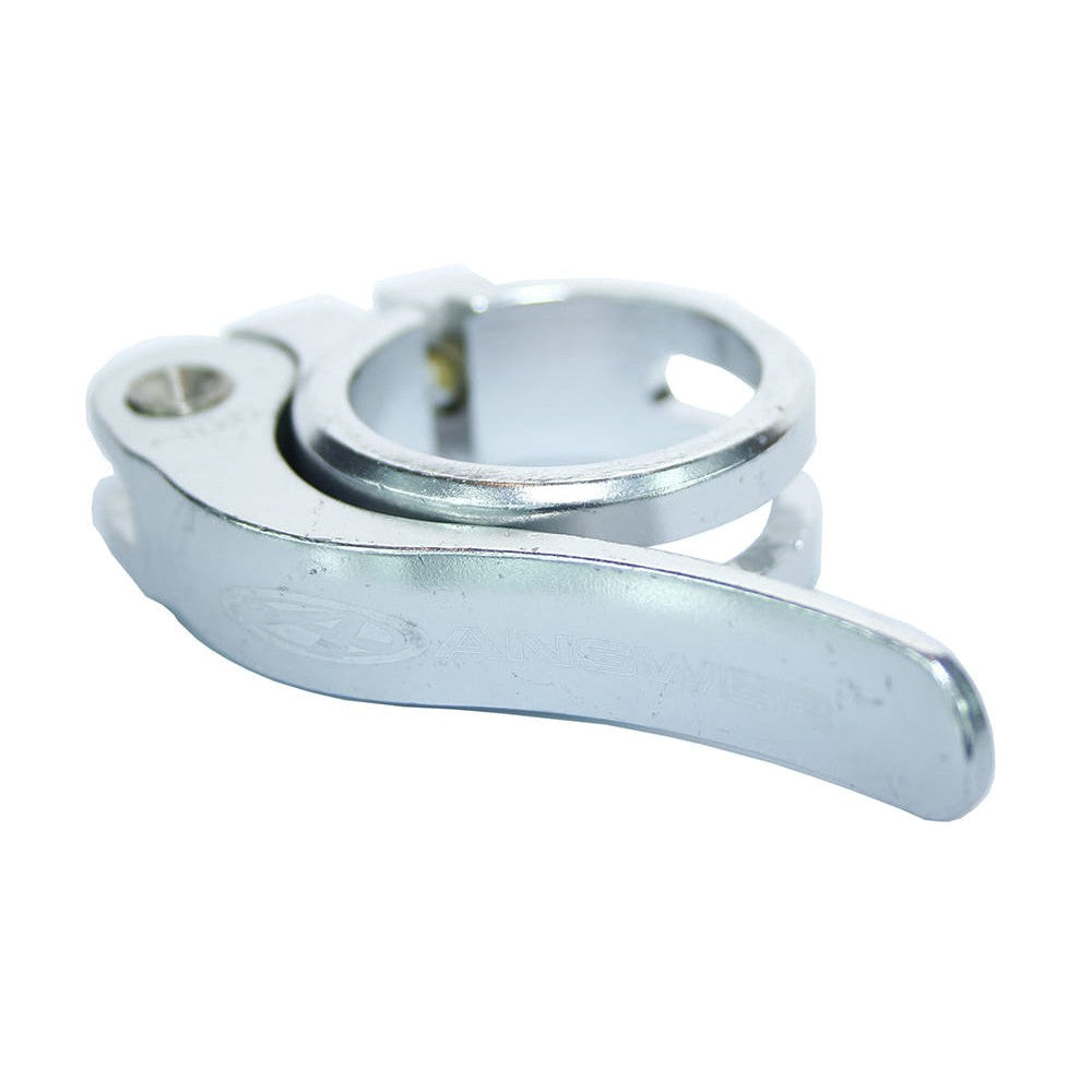 Answer Pro Q/R Seat Post Clamp / Silver / 31.8mm