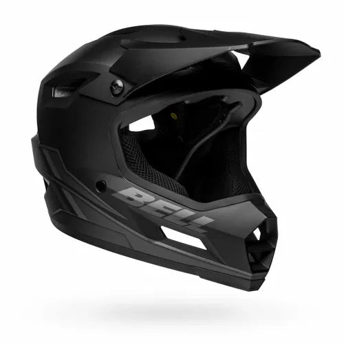 The Bell Sanction 2 DLX MIPS Matte Black helmet combines an angular design with ventilation for a stylish, functional, and affordable lightweight choice for riders.
