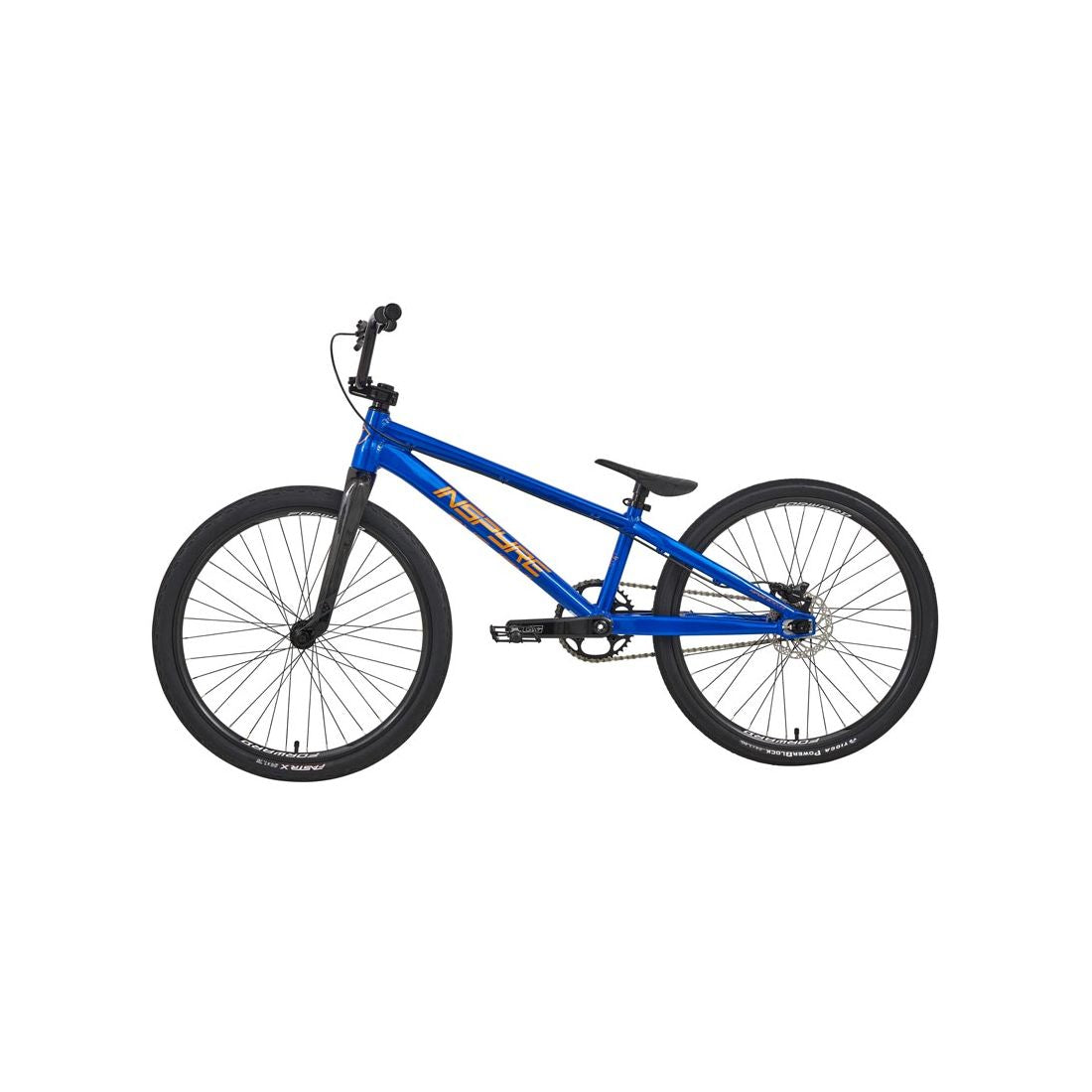 The Inspyre Evo-C Disc Pro Cruiser Bike 2026, featuring black wheels and handlebars, is shown from the side on a white background.