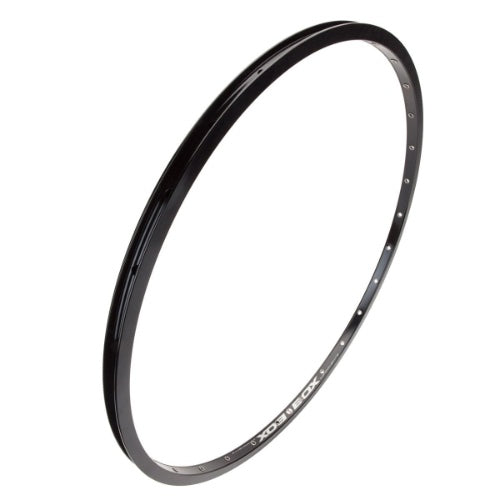 The Box Focus Rear Rim (451 - 20x1-1/8) is displayed from a slightly angled perspective, highlighting its durable, low-profile design and multiple spoke holes.