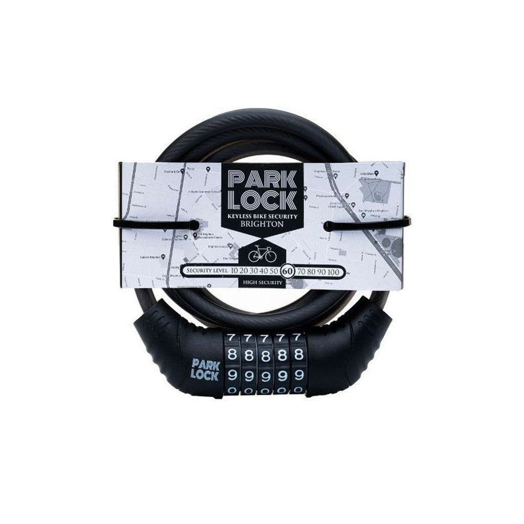 Brighton Combonation Park Lock - 8mm x 150cm / Black
