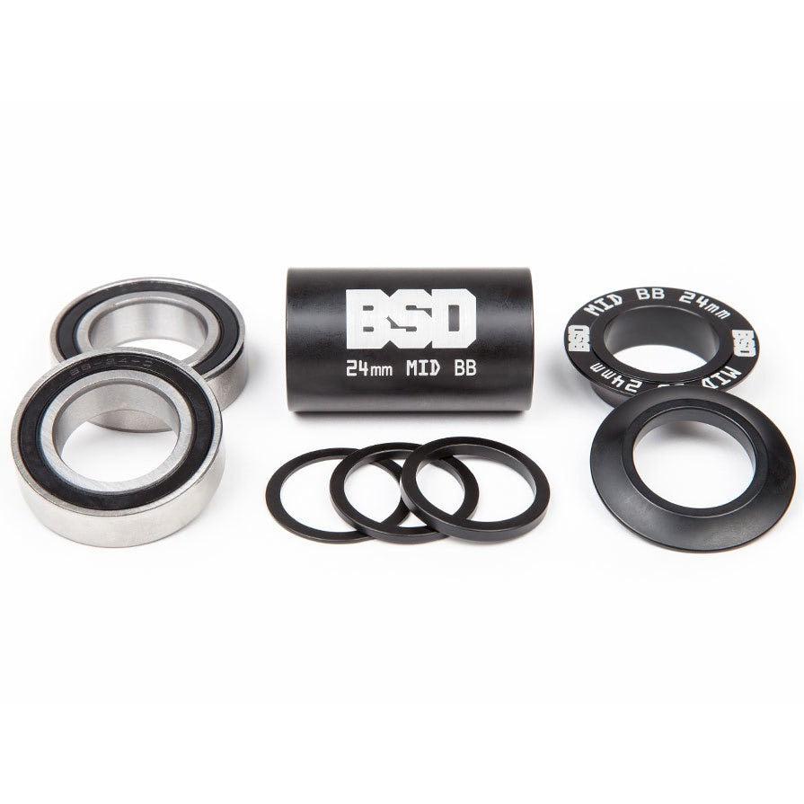 BSD Substance Mid Bottom Bracket / Black / 22mm