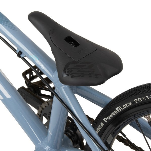 A close up of a Chase Edge Expert Bike (2024) with a black seat.