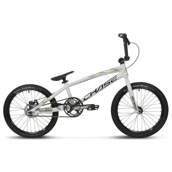 A white Chase Edge Pro XXL bike (2024) on a white background.
