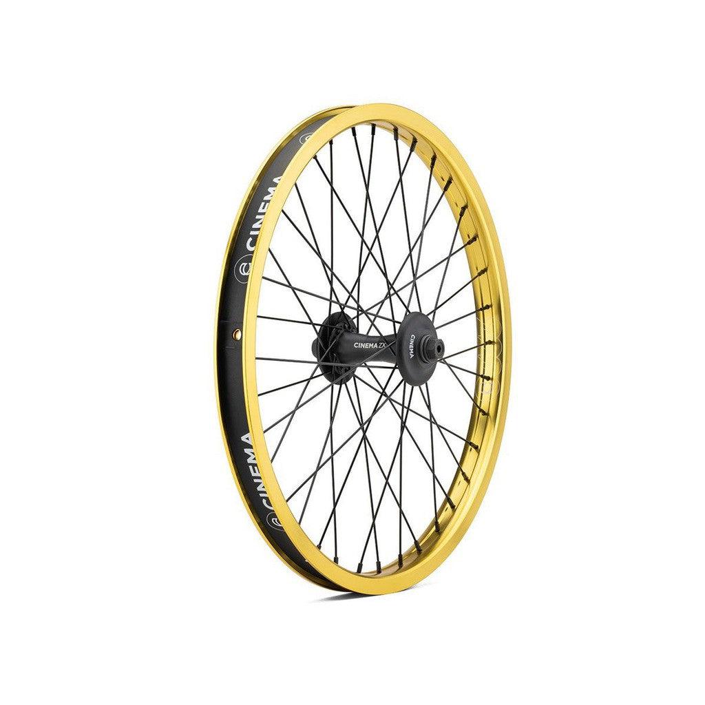 Cinema 333/ZX Front Wheel / Gold/Black Hub