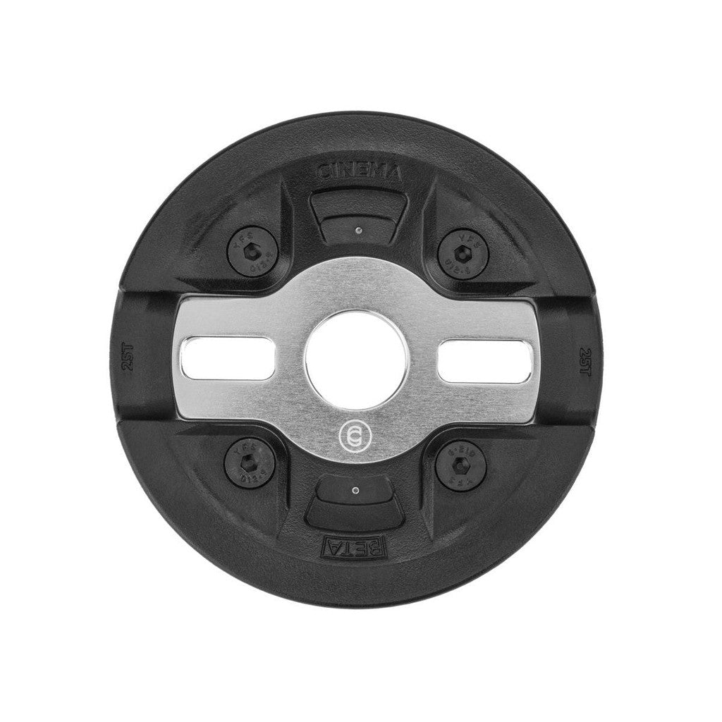 Cinema Beta Guard Sprocket / Polished / 25T