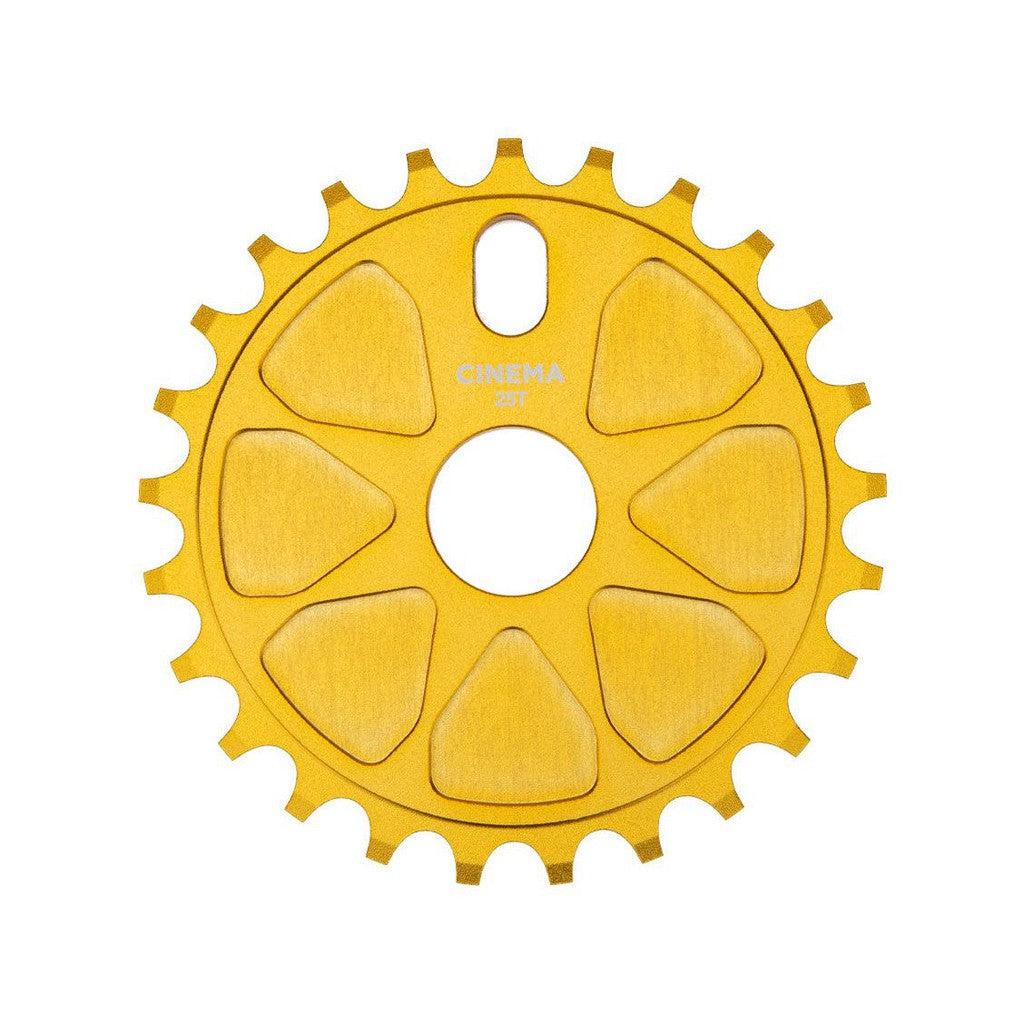 Cinema Rock Sprocket / Sandblast Gold / 25T