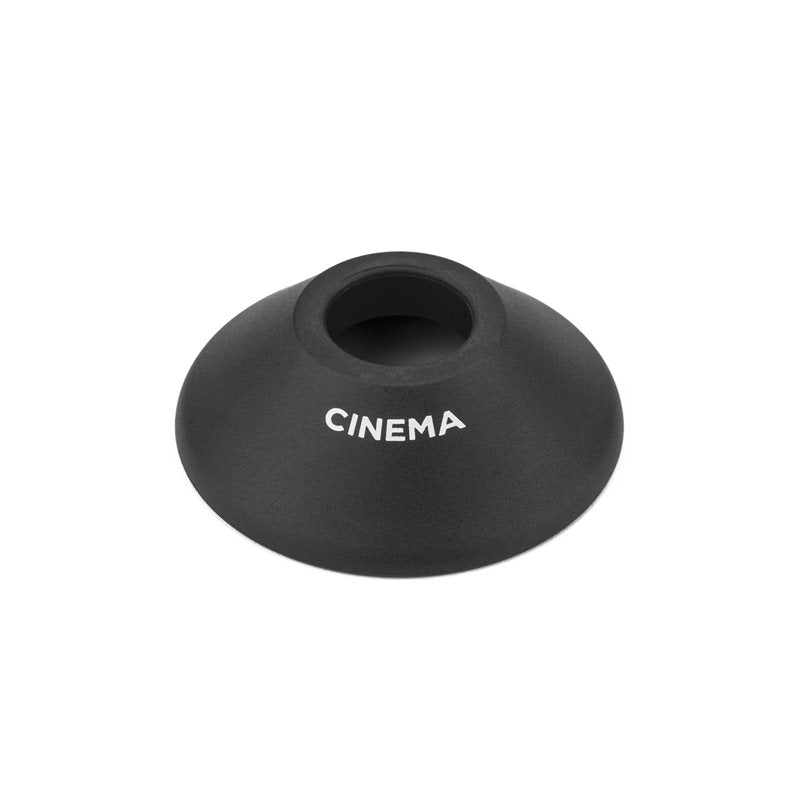 A black Cinema CR Hubguard, featuring the word "cinema" on it.