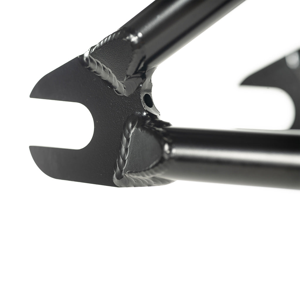 A close up image of a Colony Enishi Flatland Frame (Kio Hayakawa Signature), perfect for flatland riders.