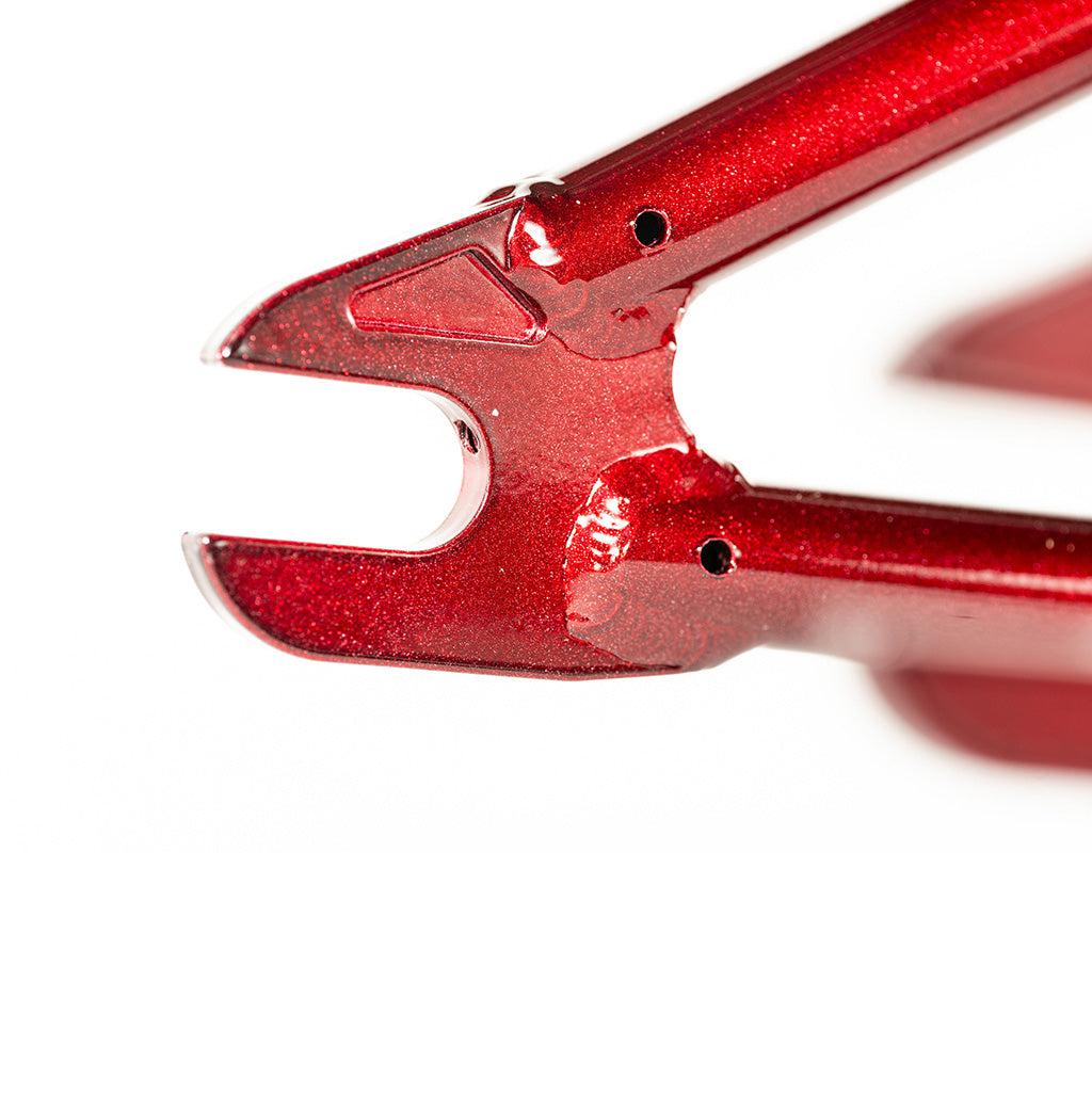 A pair of red Colony Rico 'Lite' Frame designed by Paterico Fallico.