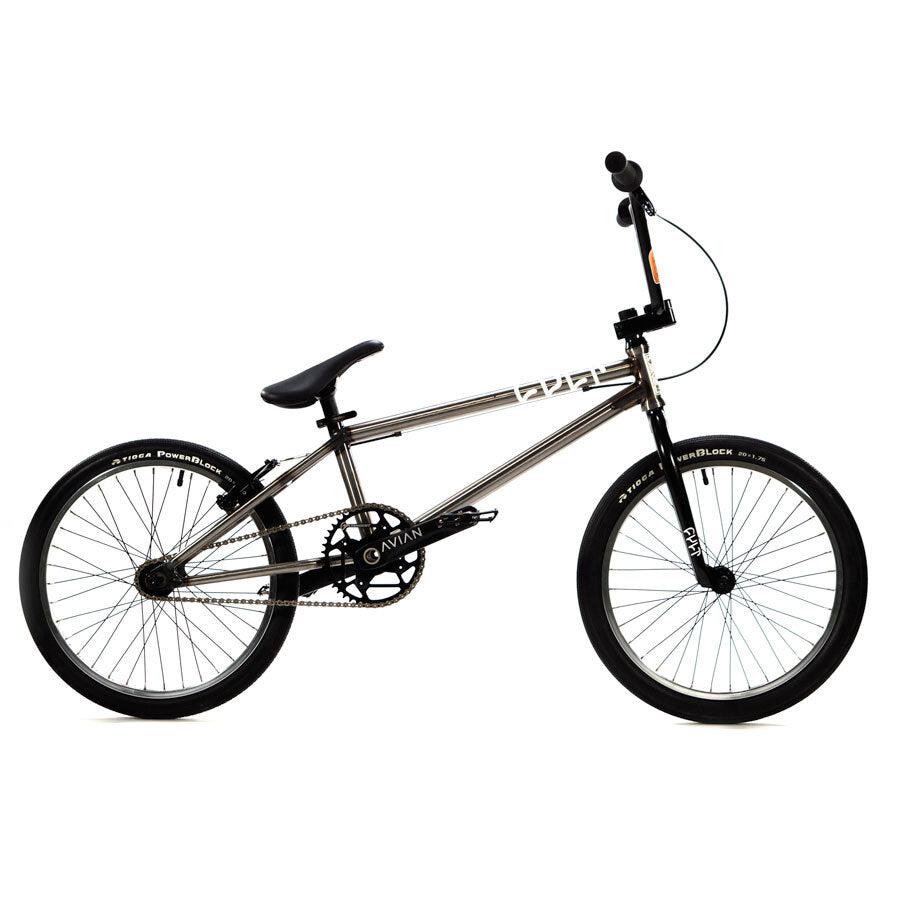 A Cult Vick Behm Custom Race Bike with a CrMo race frame is shown against a white background.