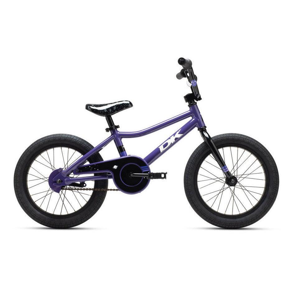 DK Devo 16 Inch Kids BMX Bike / Purple / 14.125TT
