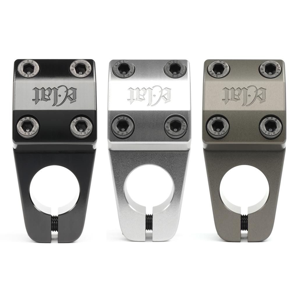 Explore the limited-edition Eclat 1023 Stem, designed with precision and mid-school flair. Available in black, silver, and gray, each piece boasts visible bolts and engraved logos for a standout sleek finish.