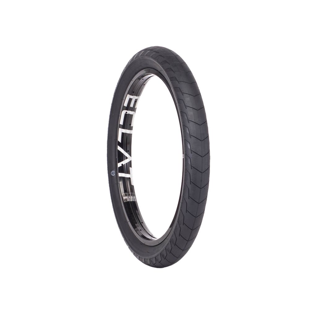 A lightweight Eclat Decoder High Pressure Tyre (120PSI) with a tread pattern on a white background.