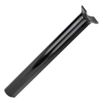 Black ELEVN Aero Seat Post Pivotal 25.4mm made of 6061-T6 aluminum, isolated on a white background.