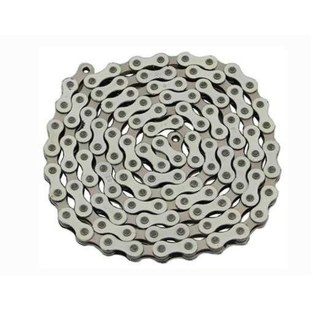 The YBN S-410 Full Link Chain, featuring interlocking metal links in a coiled arrangement, is displayed on a white background.