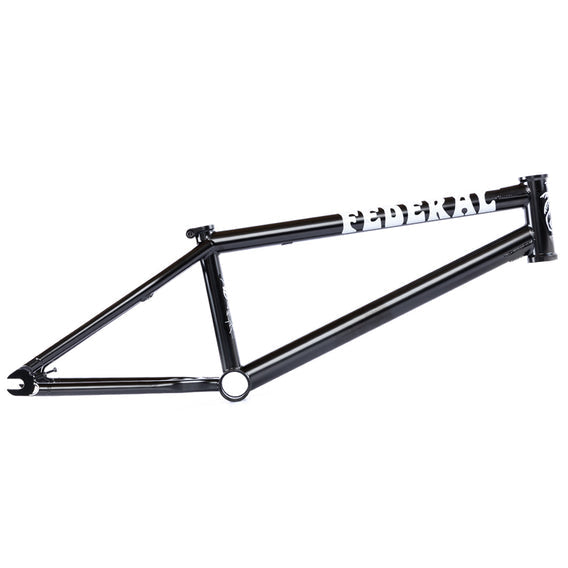 The Federal Boyd 18 Inch ICS2 Frame is a black BMX frame with "FEDERAL" in white on the top tube, shown on a white background. This performance-driven model is the Boyd Hilder signature frame, offering both style and quality.