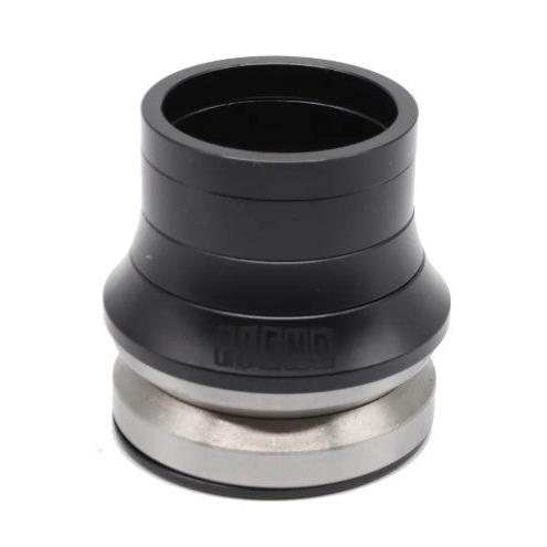 Fiend Ransom Integrated Headset featuring a black design with a silver lower race and sealed cartridge bearings.