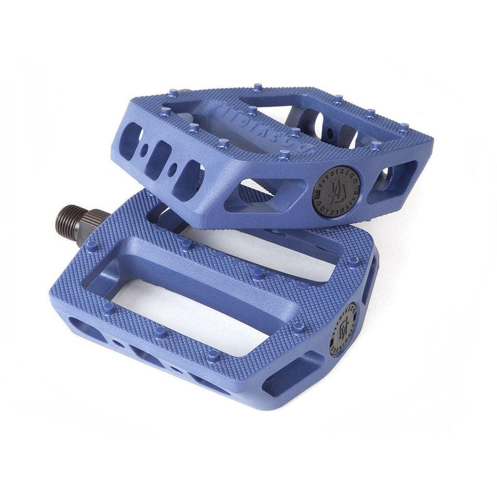 Fit Mac Plastic Pedals / Blue / 9/16