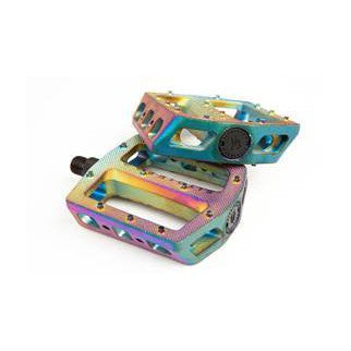 Fit Mac Plastic Pedals / Oilslick / 9/16