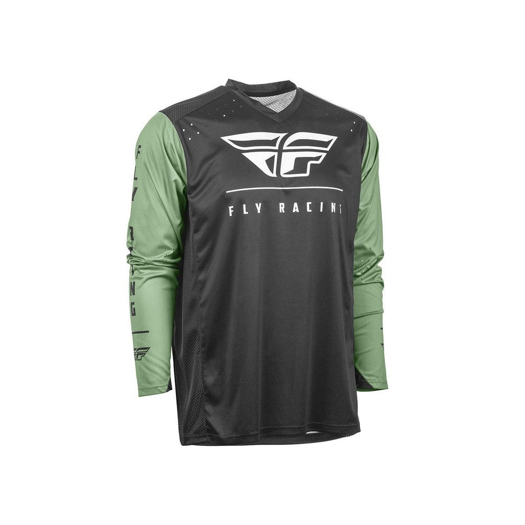 Fly Racing Radium Jersey / Black/Sage / XXL