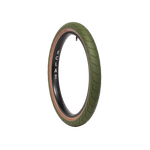 A lightweight green Eclat Decoder High Pressure Tyre (120PSI) with a Decoder Tire tread pattern on a white background.