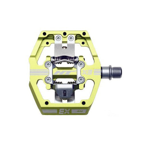 HT X3 Clip In Pedals  / Apple Green / 9/16