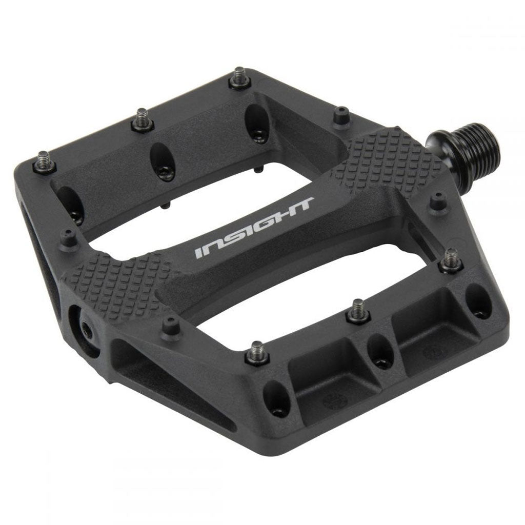 Insight Thermoplastic Du Pedals for a bicycle.