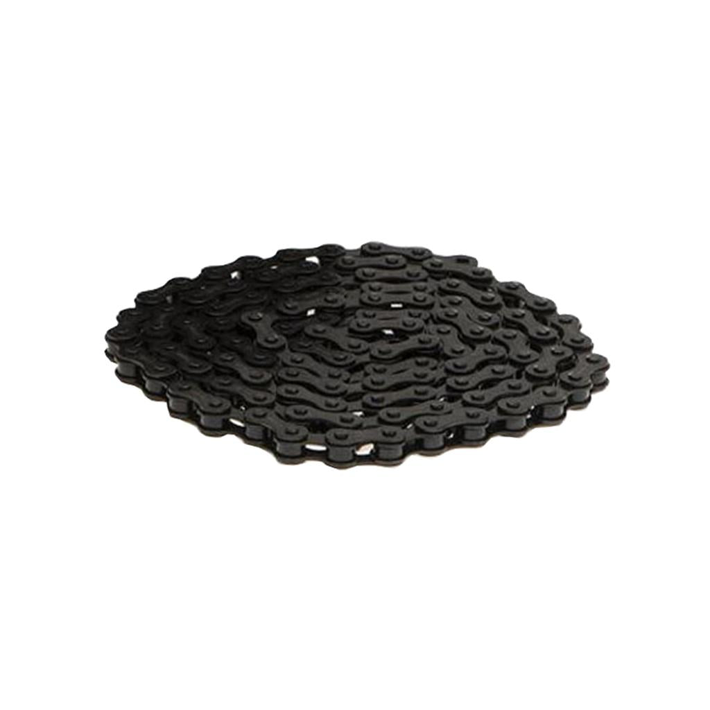 The Izumi Mash Chain, a coiled black chain perfect for track and fixed gear bikes, is displayed on a white background.