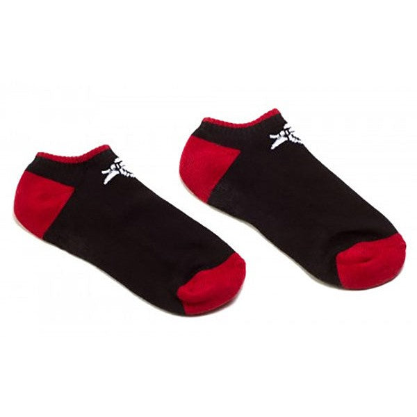 Animal Crew Socks (Short) / Black/Red