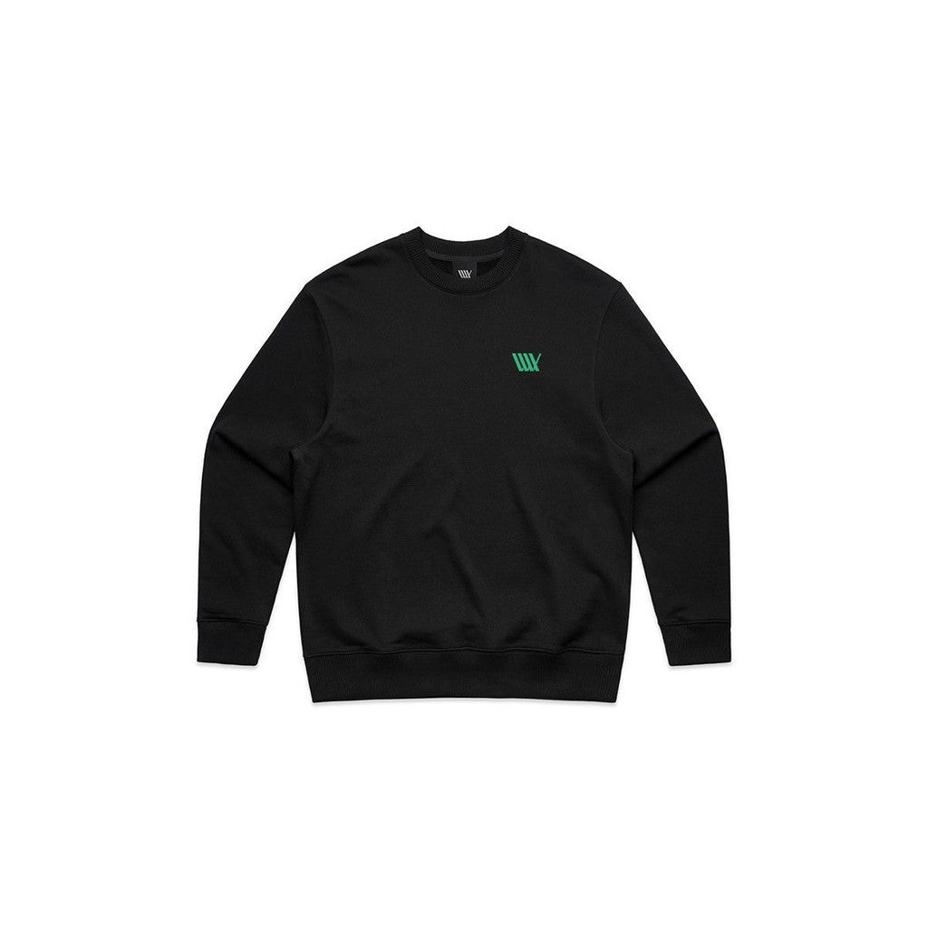 LUXBMX Limited Lines Oversized Crewneck / Black / S