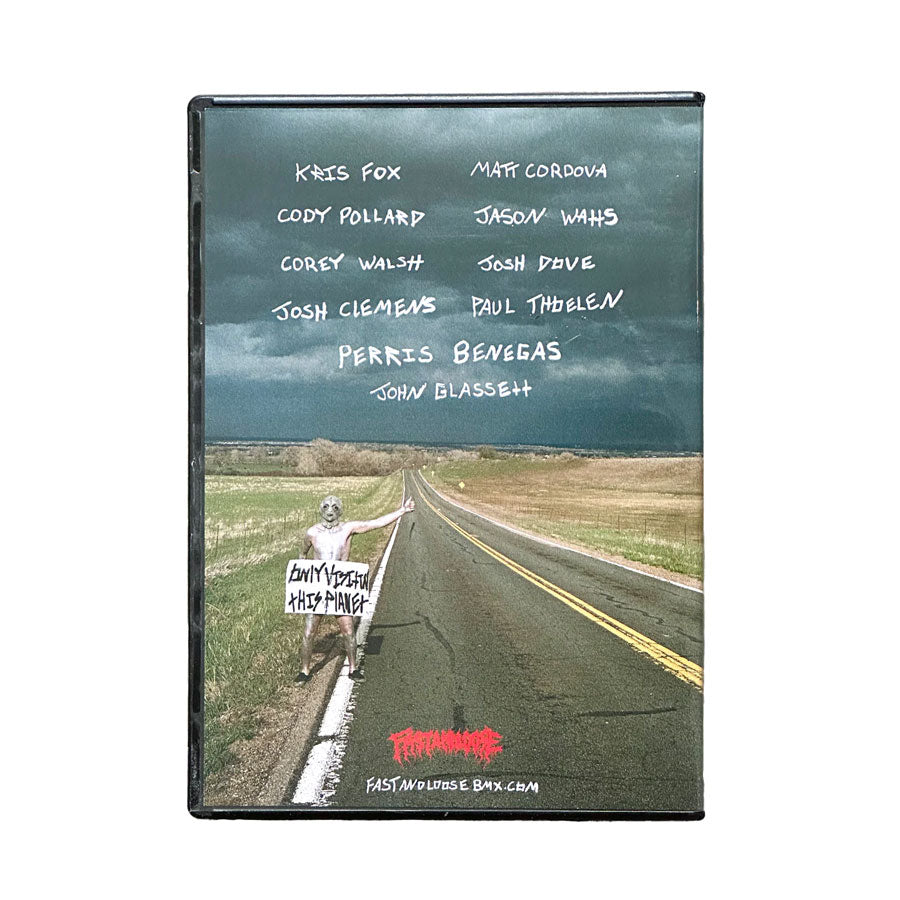 A Fast And Loose Magnetar DVD case featuring a man holding a sign.