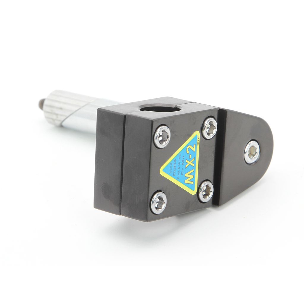 A black and silver Nitto MX2 Retro Shafted Top Load Stem from Japan.