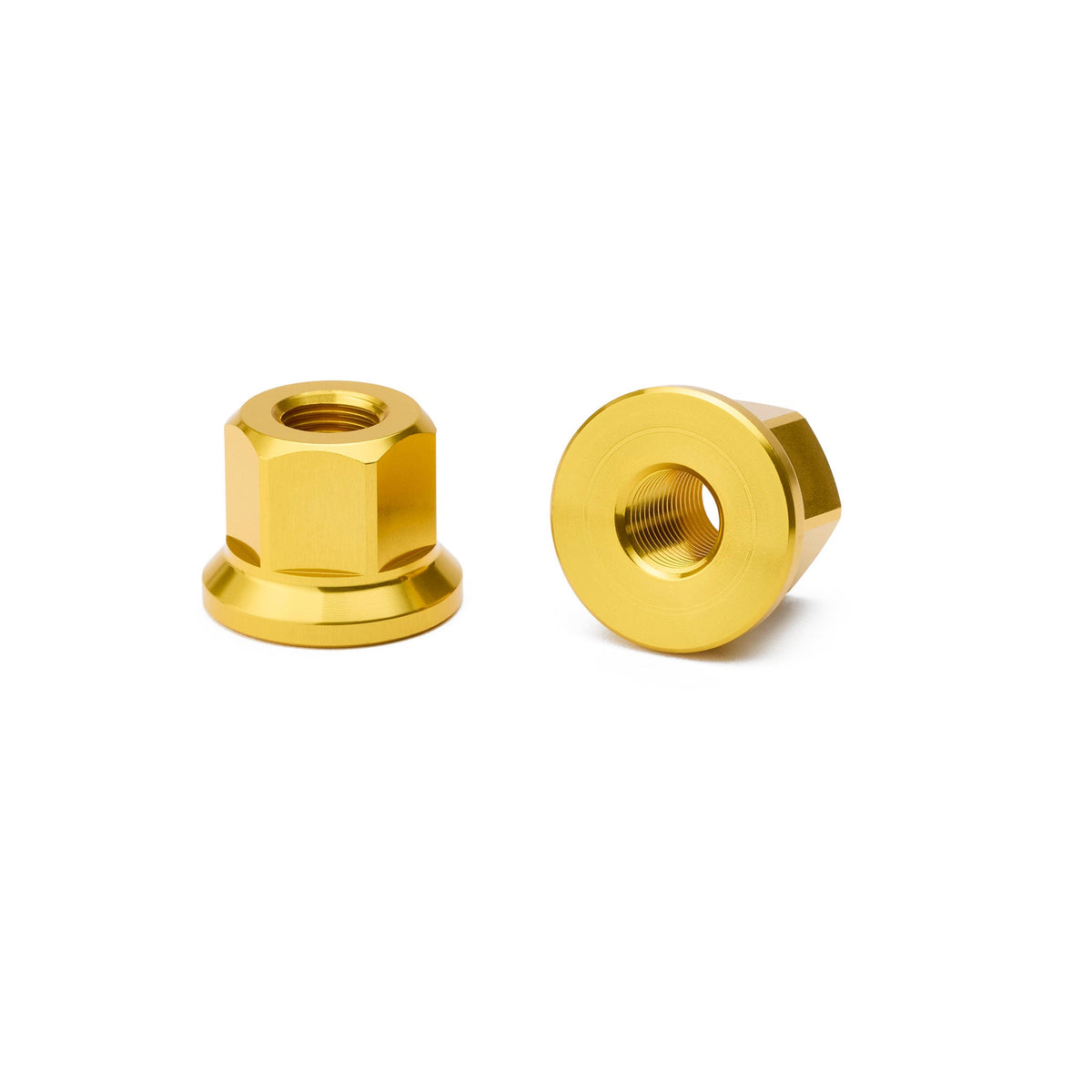 Mission 3/8 Alloy Axle Nuts Pair Red Red