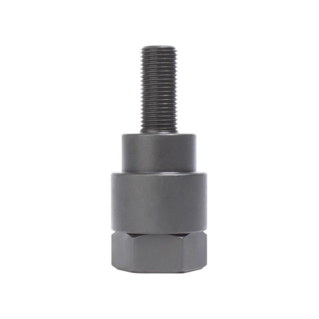 Image of an Odyssey Calibur V2 Crank Installation/Removal Tool in black, featuring a threaded M12 x 1.25 bolt on top and a hexagonal nut at the base.
