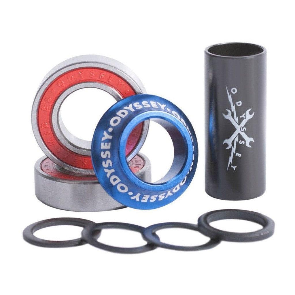 Odyssey Mid Bottom Bracket / Blue / 19mm