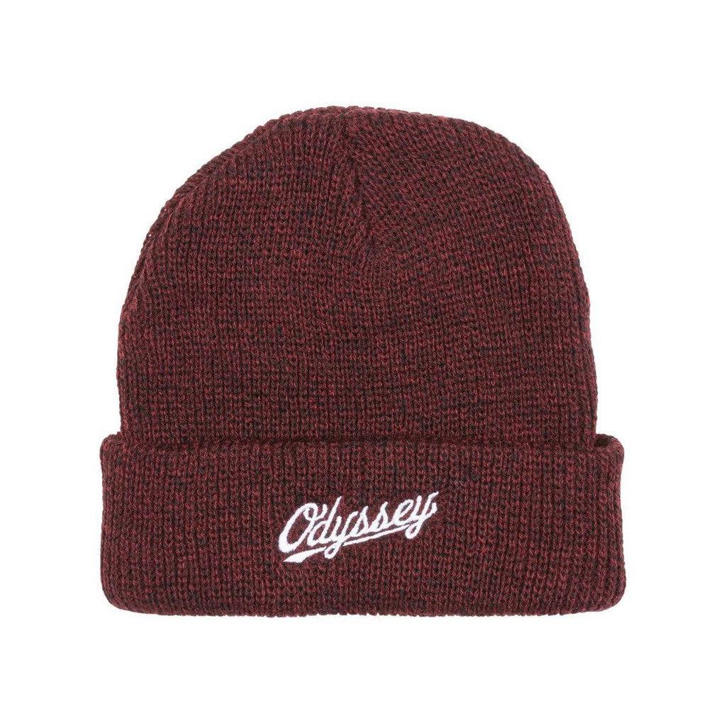 Odyssey Slugger Stitched Beanie/ Red