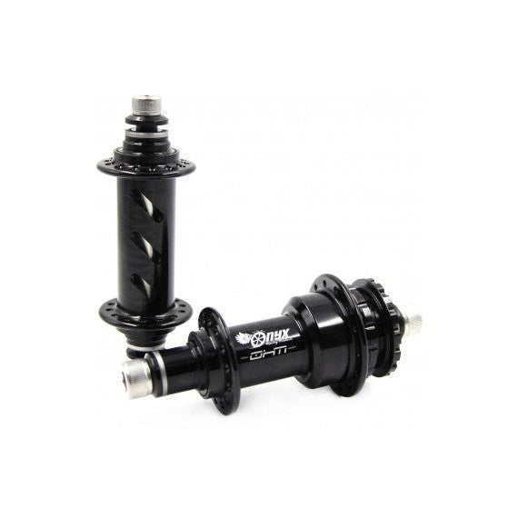 Onyx BMX OHM Hub Set / Black Ano / 28H