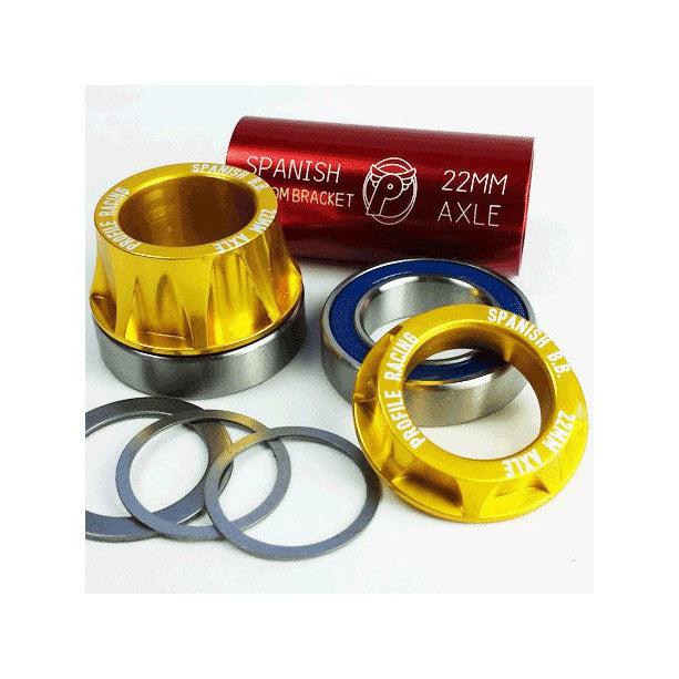 Profile 22mm Spanish Bottom Bracket Kit / Gold / 22mm