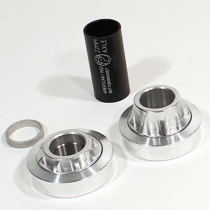 Profile USA Bottom Bracket Kit / 22mm / Polished
