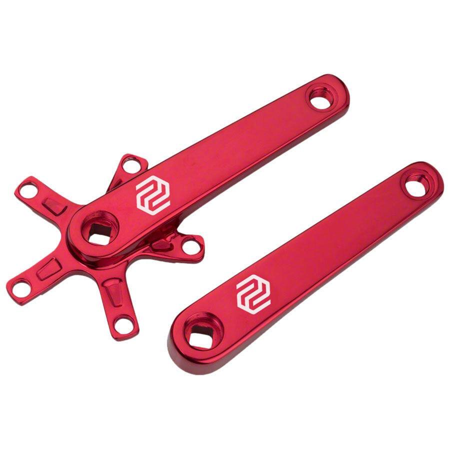 Promax SQ-1 Square Taper Crank Set / Red 150mm