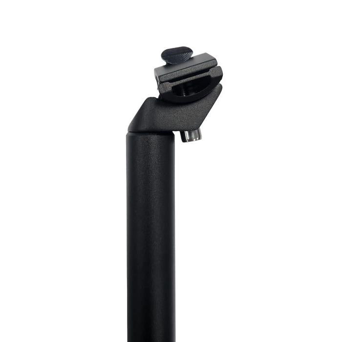 A Railed Seat Post, measuring 27.2 x 400mm, in black color with a clamp at the top.